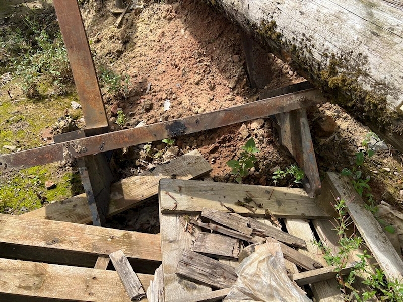 Black And White Articulated Telehandler