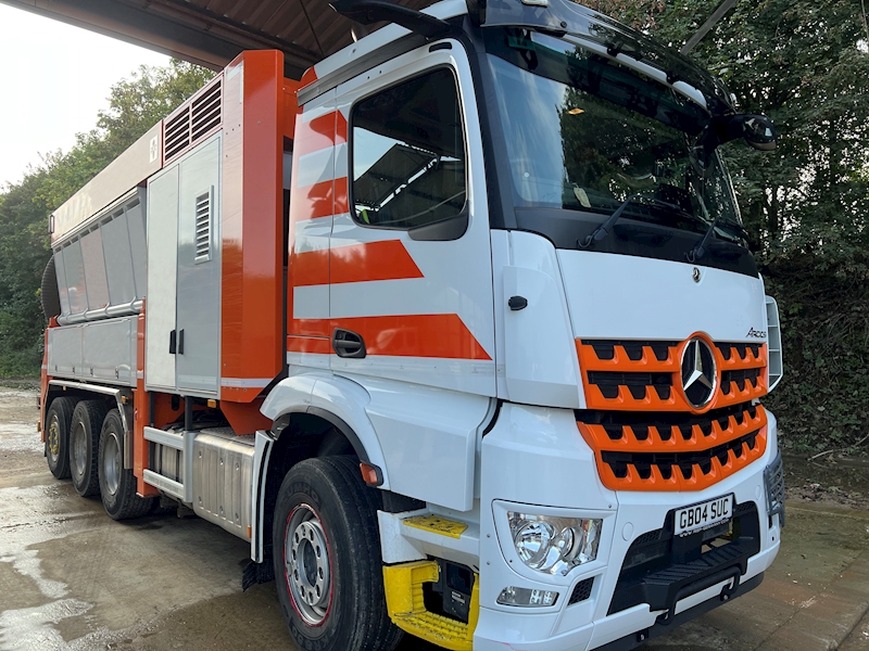 Mercedes-Benz 510 HP RSP 6 RD 8000 Suction Excavator Specialist Vehicle 