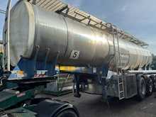 Crane Fruehauf GP Chemical 316 Stainless Steel 30,000 Litre Tanker 