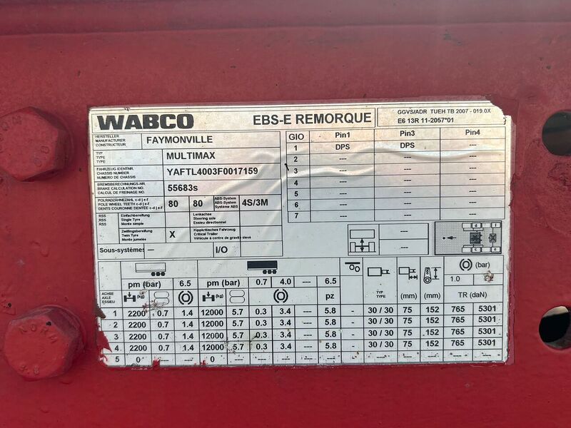 Faymonville 75 Ton Low Loader