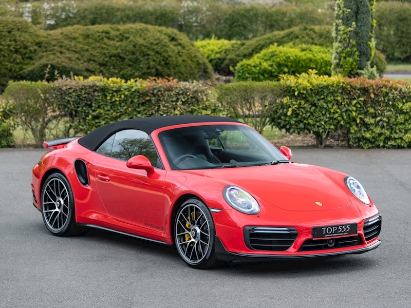 Porsche 911 (991.2)  Turbo S Convertible with Gloss Black Aerokit - Large 35