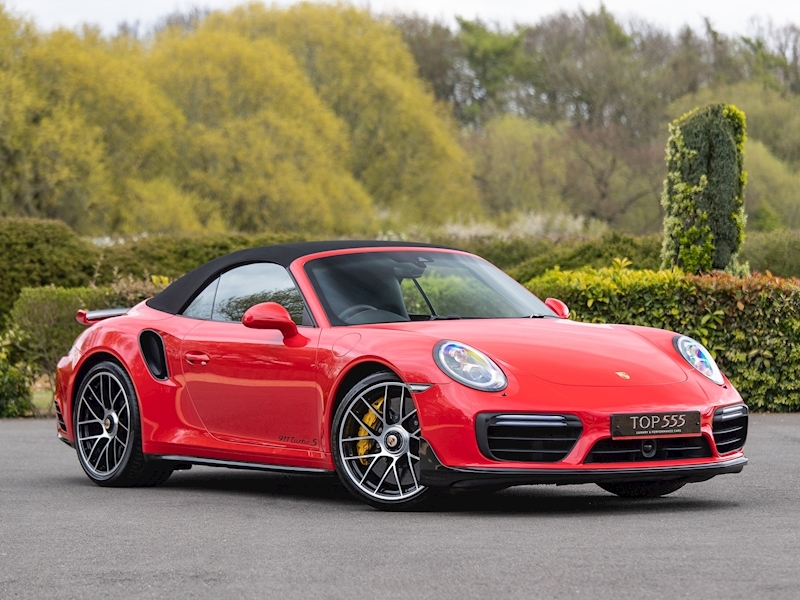 Porsche 911 (991.2)  Turbo S Convertible with Gloss Black Aerokit - Large 13