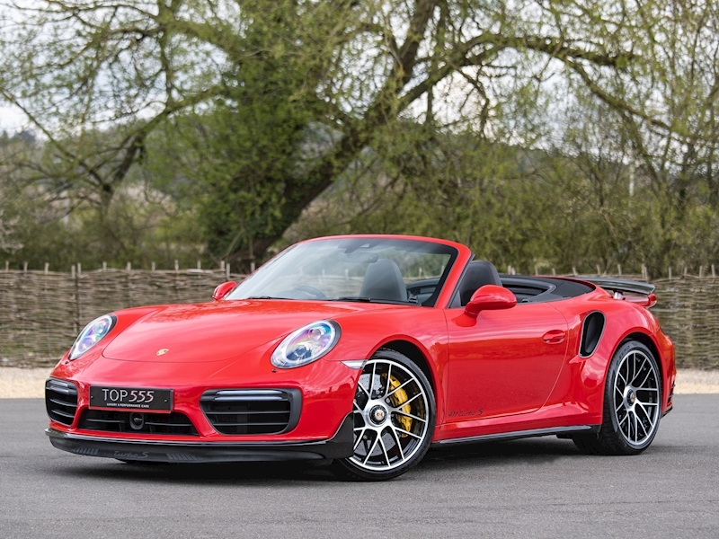 Porsche 911 (991.2)  Turbo S Convertible with Gloss Black Aerokit - Large 1