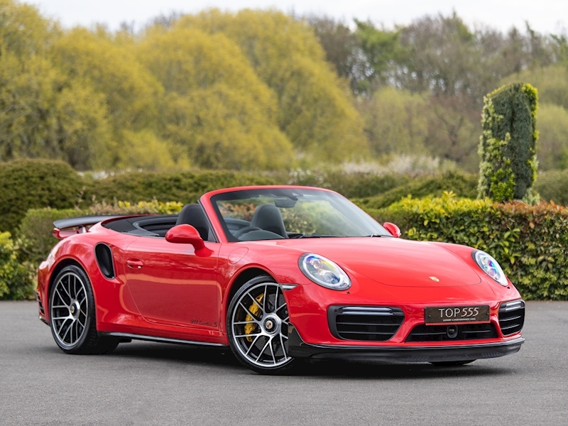 Porsche 911 (991.2)  Turbo S Convertible with Gloss Black Aerokit - Large 12