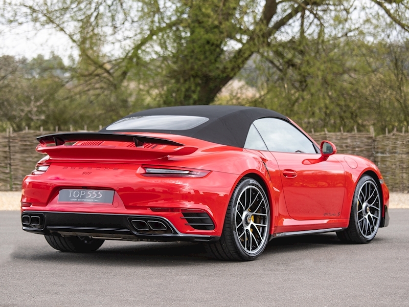 Porsche 911 (991.2)  Turbo S Convertible with Gloss Black Aerokit - Large 7