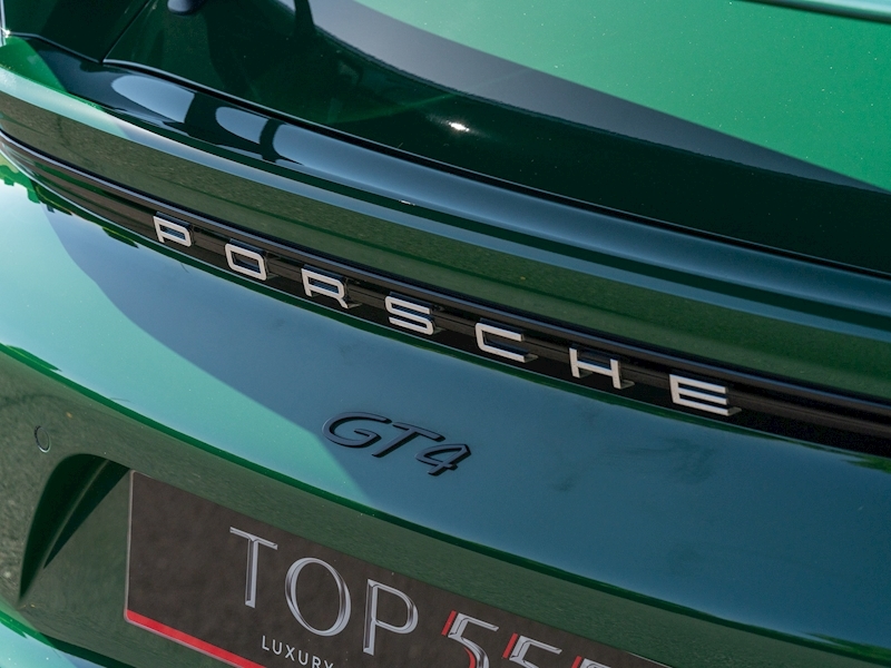 Porsche 718 Cayman GT4 4.0 PDK - Believed To Be The Only UK Supplied 718 Cayman PDK Clubsport in 'Paint To Sample' – Irish Green - Large 29