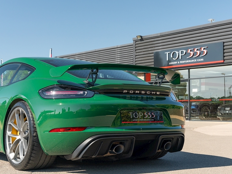 Porsche 718 Cayman GT4 4.0 PDK - Believed To Be The Only UK Supplied 718 Cayman PDK Clubsport in 'Paint To Sample' – Irish Green - Large 30