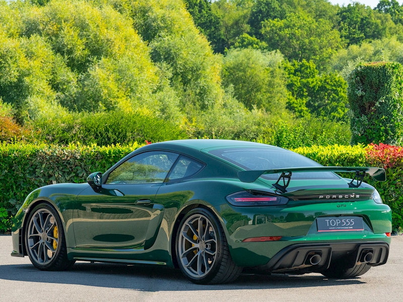 Porsche 718 Cayman GT4 4.0 PDK - Believed To Be The Only UK Supplied 718 Cayman PDK Clubsport in 'Paint To Sample' – Irish Green - Large 18