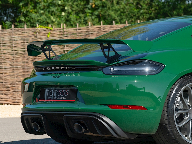Porsche 718 Cayman GT4 4.0 PDK - Believed To Be The Only UK Supplied 718 Cayman PDK Clubsport in 'Paint To Sample' – Irish Green - Large 22