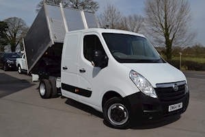 Vauxhall Movano R3500 Crew Cab 125ps Double Rear Wheel 2.3Cdti L3 H1 3.5 Tonne Alloy Arb Tipper