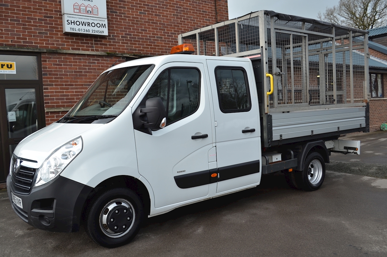 Used Vauxhall Movano 2 3 R3500 L3h1 125 Cdti Crew Cab Twin Wheel Cage 