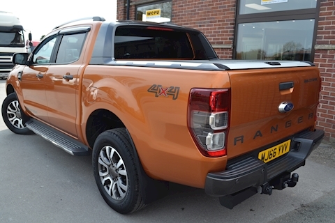 Ranger Wildtrak 200ps Double Cab 4x4 Pick Up Euro 6 fitted Roller Shutter Lid 3.2 Pickup Automatic Diesel