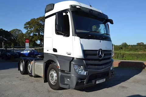 Actros 2545Ls 6x2 Midlift Streamspace Fitted Retarder + Tipping Hydraulics 12.8 Tractor Unit Automatic Diesel
