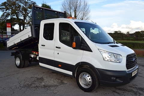 Ford Transit 350 L3 125 Double Cab Crew Cab Tipper Drw Twin Wheel