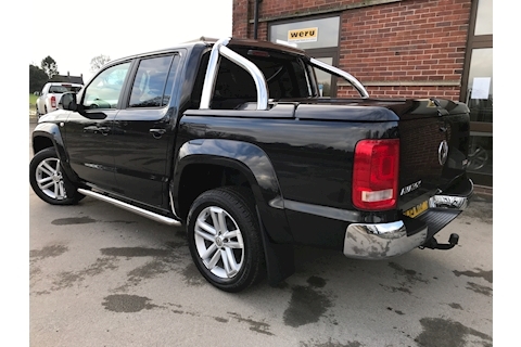 Volkswagen Amarok Highline 4Motion 180 BiTDI BMT Double Cab 4x4 Pick Up Fitted Sports Lid 2.0 4dr Pickup Automatic Diesel Black