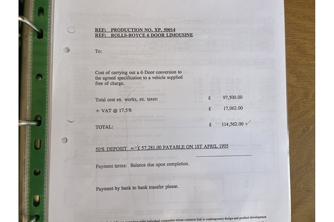 6 Door stretch limo Saloon 6.8 Automatic Petrol