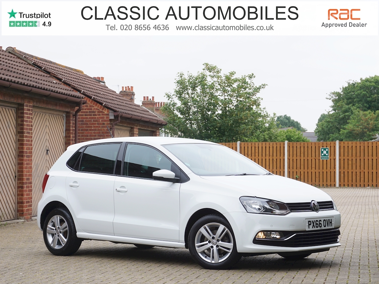 Used 2016 Volkswagen Polo BlueMotion Tech Match For Sale in Surrey (U16719)  | Classic Automobiles