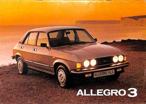 Austin Allegro 3 Car Sales Brochure 3331/D 1980