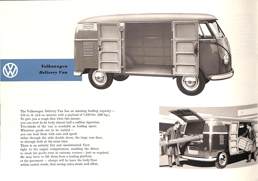1957 Volkswagen Transporters Brochure Image 6
