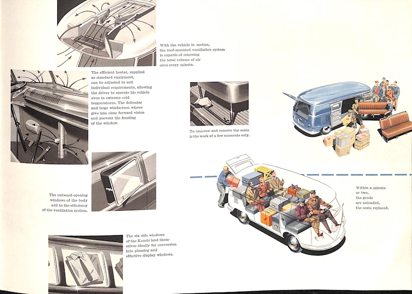 1957 Volkswagen Transporters Brochure Image 9