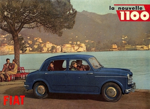 1953 Fiat 1100 Brochure