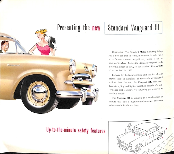 1955 Standard Vanguard III Brochure Image 2