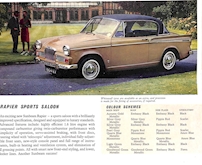 Sunbeam Car Sales Range Brochure 1010 H 1964 Image 2