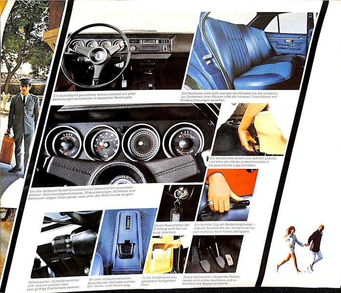 Sunbeam Avenger Car Sales Brochure German Text 1972 Image 5