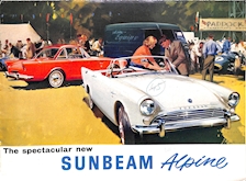 Sunbeam Alpine Series III Car Sales Brochure 945 H 1963 Image 1
