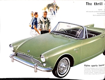 Sunbeam Alpine Series III Car Sales Brochure 945 H 1963 Image 2