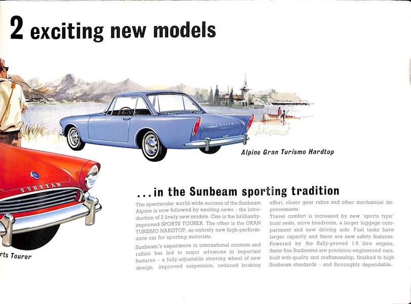 Sunbeam Alpine Series III Car Sales Brochure 945 H 1963 Image 7