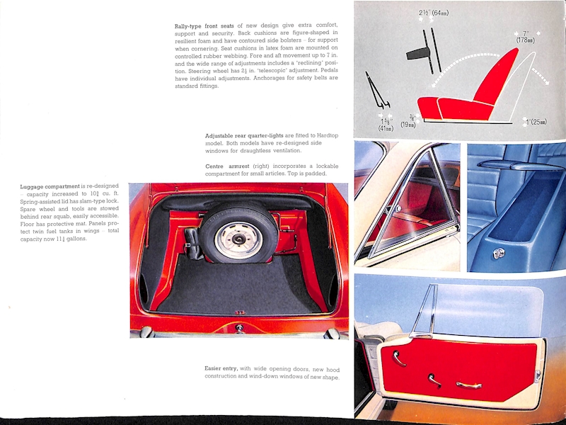 Sunbeam Alpine Series III Car Sales Brochure 945 H 1963 Image 9