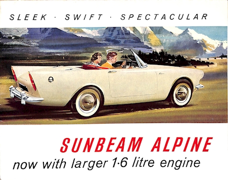 Sunbeam Alpine Series 2 Car Sales Brochure 756 H 1961