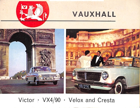 Vauxhall Range Car Sales Brochure 1962