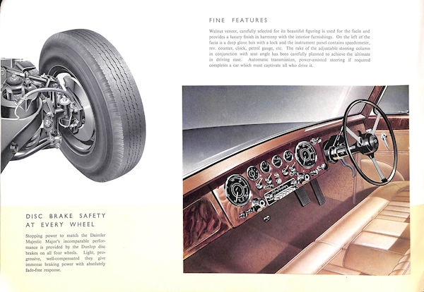 Daimler Majestic Major 8-page Large Format Brochure 1961/62 Image 6