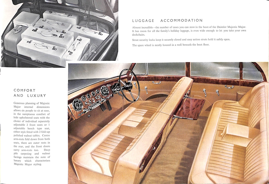 Daimler Majestic Major 8-page Large Format Brochure 1961/62 Image 7