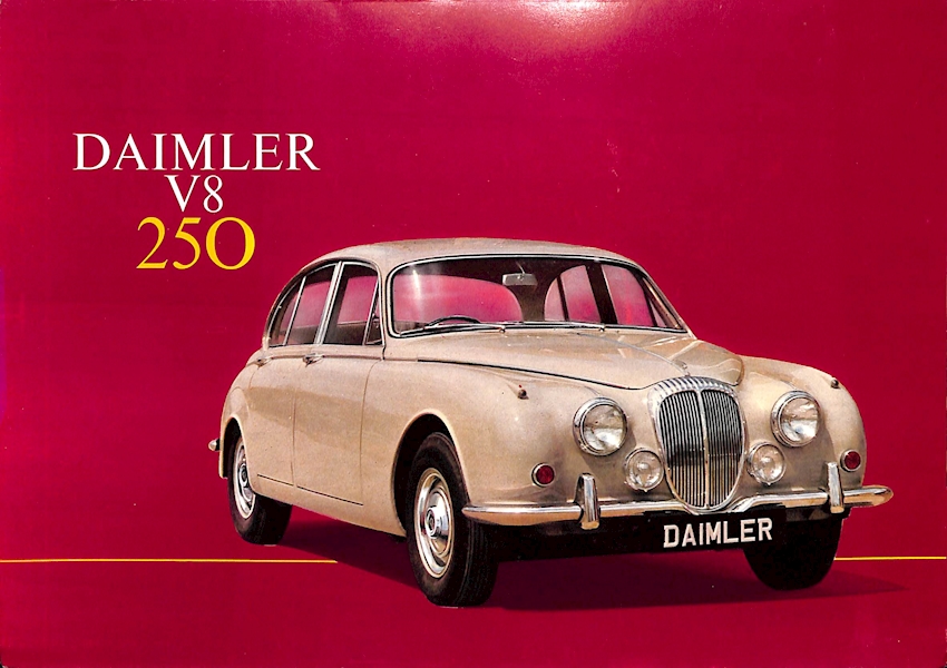 Daimler 250 V8 Foldout Brochure #9.67 1967 Image 1