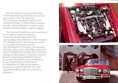 Daimler Double-Six Series 1 Foldout Brochure, #D672 1972 Image 3