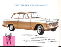 Triumph Herald Car Sales Brochure #268/R6/9/60 1960 Image 3