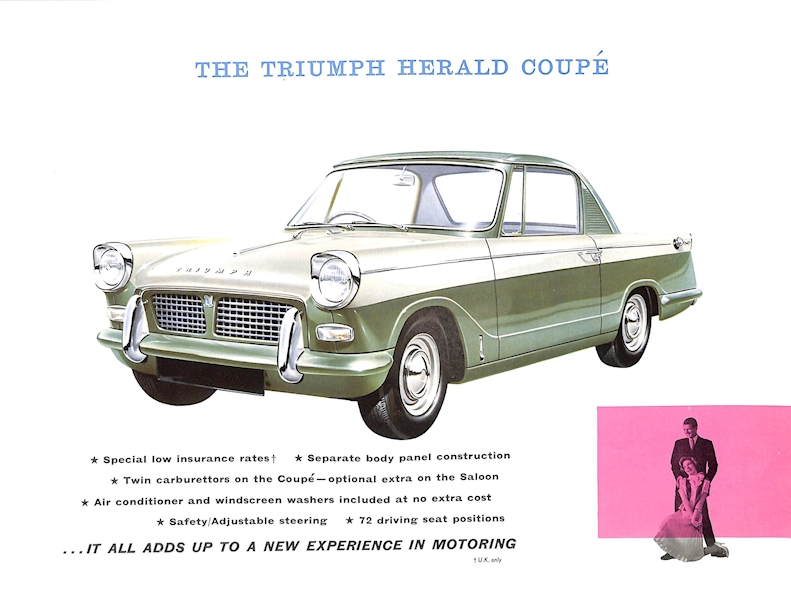 Triumph Herald Car Sales Brochure #268/R6/9/60 1960 Image 4