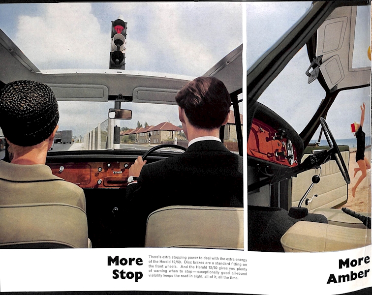 Triumph Herald 12/50 Car Sales Brochure #356/963/50 1964 Image 2