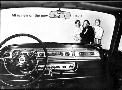 Lancia Flavia Car Sales Brochure, #8799204 1967