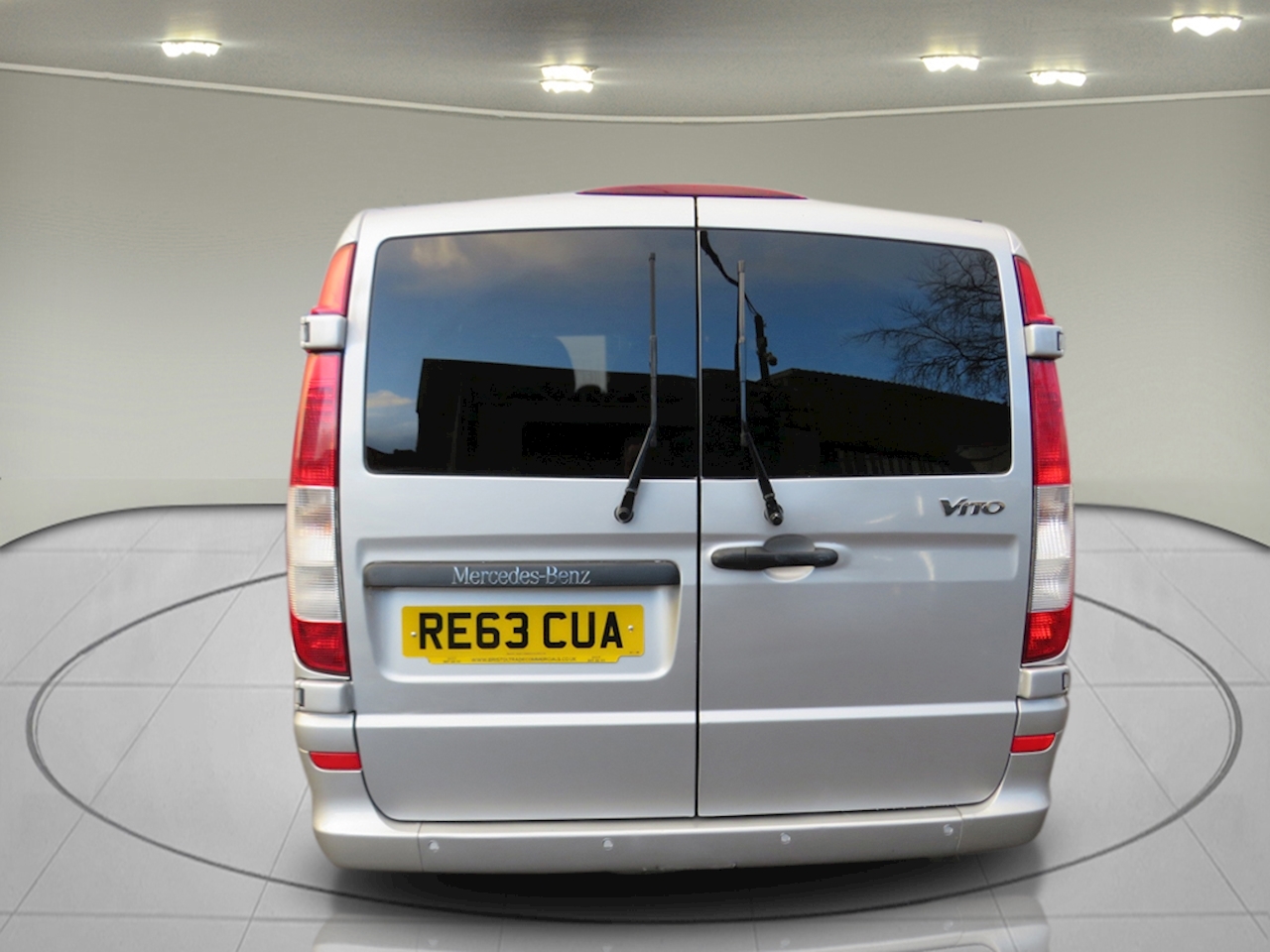 Chrome Rear Door Tailgate Trim Strip Cover To Fit Mercedes-Benz Vito W447 (15+) - Autoline