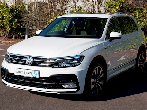 Used Volkswagen Tiguan 2017 R Line Tdi Bmt 4motion Dsg Lane Tiguan R Line Tdi Bmt 4motion 190bhp Dsg Estate 2 0 Semi Auto Sel